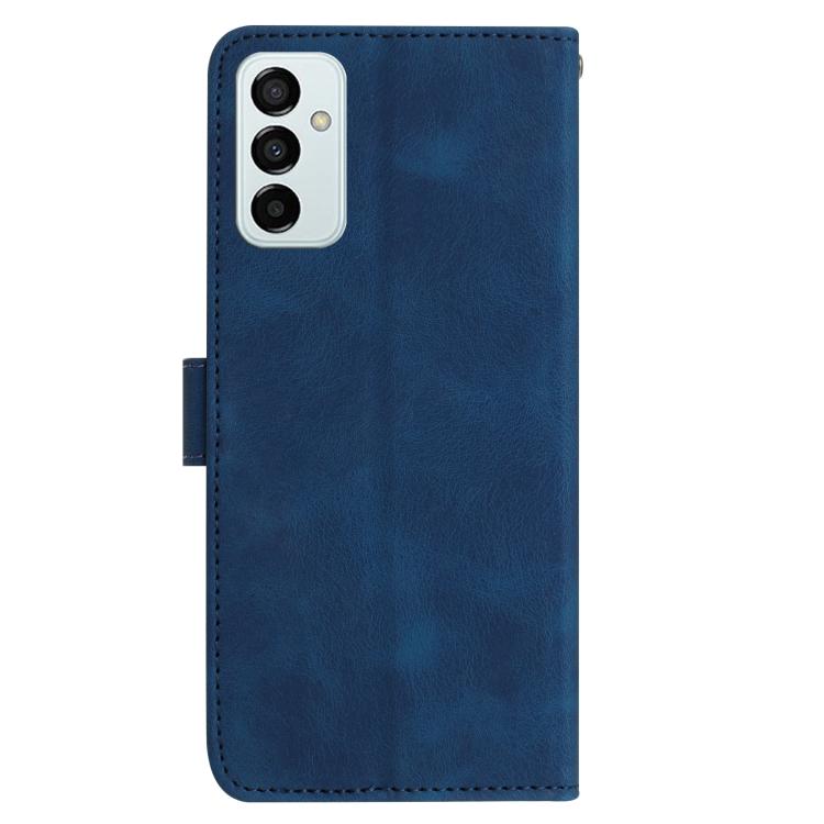 For Samsung Galaxy M23 Rose Flower Embossing Pattern Leather Phone Case