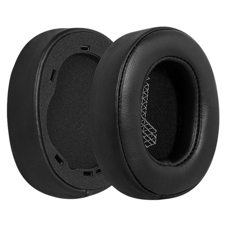 1 Pair Lambskin Earphone Replacement Earpads For JBL Live 650 BTNC / E65BTNC / Duet NC / Live 660 BTNC - Black