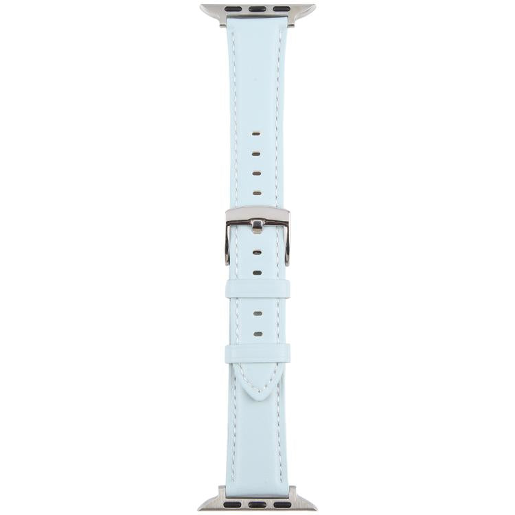 For Apple Watch 46mm / 49mm / 45mm / 44mm Silk Microfiber Leather Watch Band