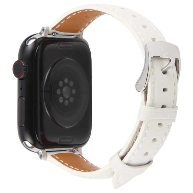 For Apple Watch 46mm / 49mm / 45mm / 44mm Silk Microfiber Leather Watch Band