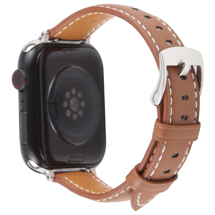 For Apple Watch 42mm / 41mm / 40mm / 38mm Silk Microfiber Leather Watch Band