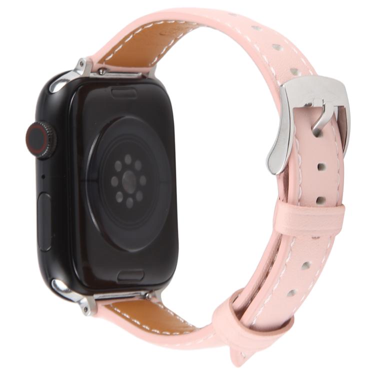 For Apple Watch 42mm / 41mm / 40mm / 38mm Silk Microfiber Leather Watch Band