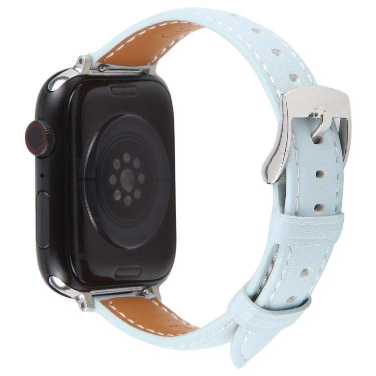For Apple Watch 42mm / 41mm / 40mm / 38mm Silk Microfiber Leather Watch Band