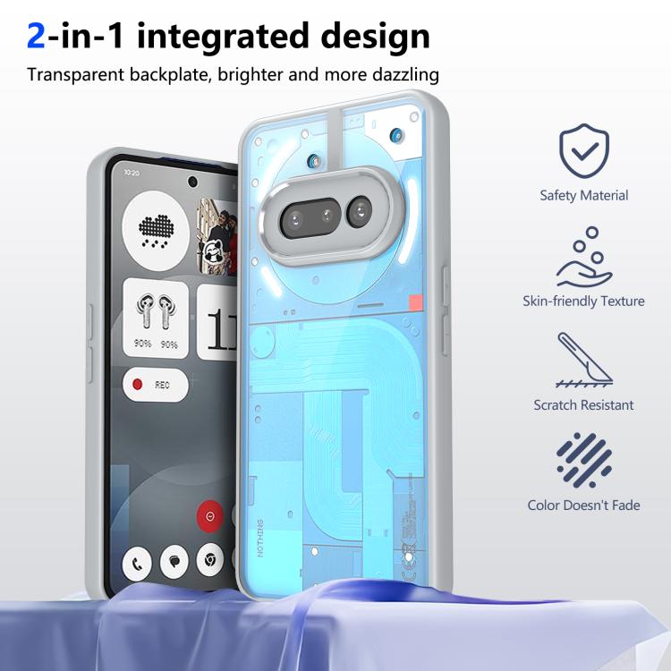For Nothing Phone 3a Matte PC Skin-feel Shockproof Phone Case