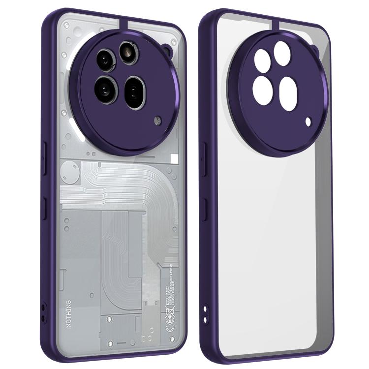 For Nothing Phone 3a Pro Matte PC Skin-feel Shockproof Phone Case