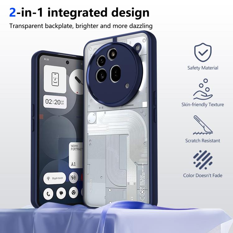 For Nothing Phone 3a Pro Matte PC Skin-feel Shockproof Phone Case