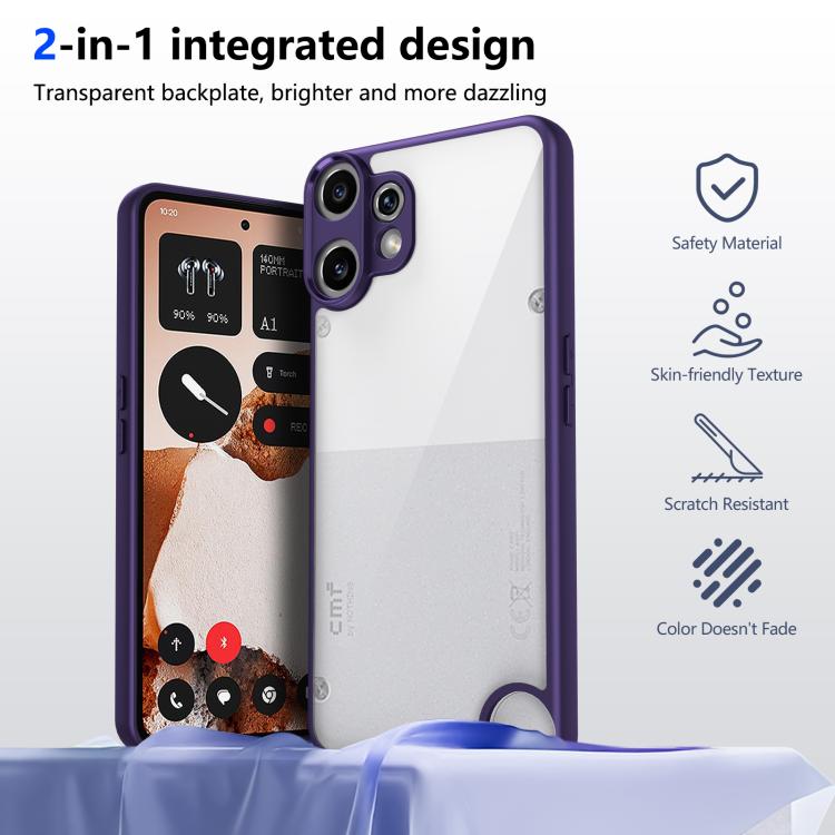 For Nothing CMF Phone 2 Pro Matte PC Skin-feel Shockproof Phone Case