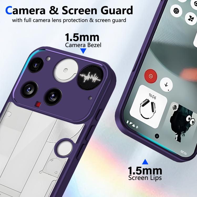 For Nothing Phone 3 Matte PC Skin-feel Shockproof Phone Case