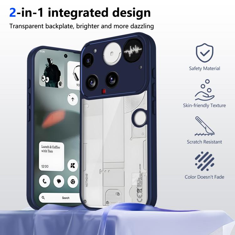 For Nothing Phone 3 Matte PC Skin-feel Shockproof Phone Case