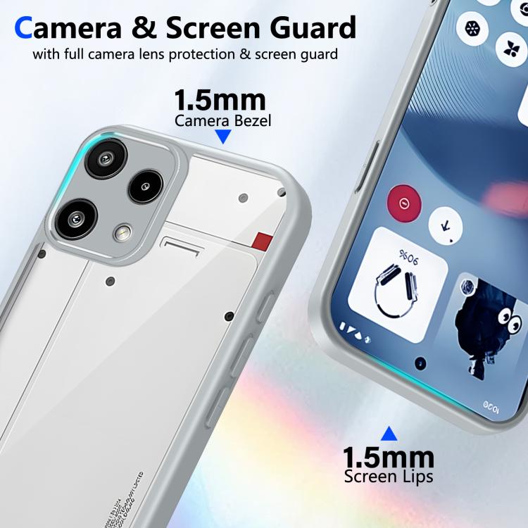 For Nothing Phone 3a Lite Matte PC Skin-feel Shockproof Phone Case