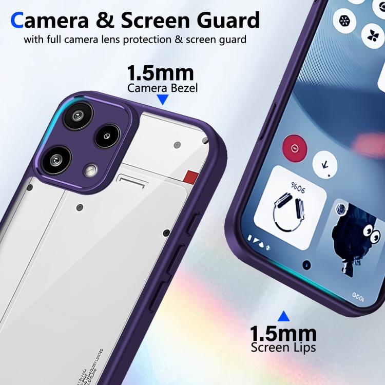 For Nothing Phone 3a Lite Matte PC Skin-feel Shockproof Phone Case