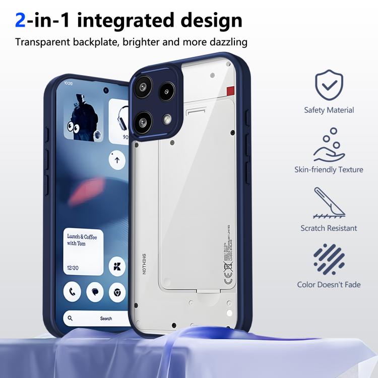 For Nothing Phone 3a Lite Matte PC Skin-feel Shockproof Phone Case