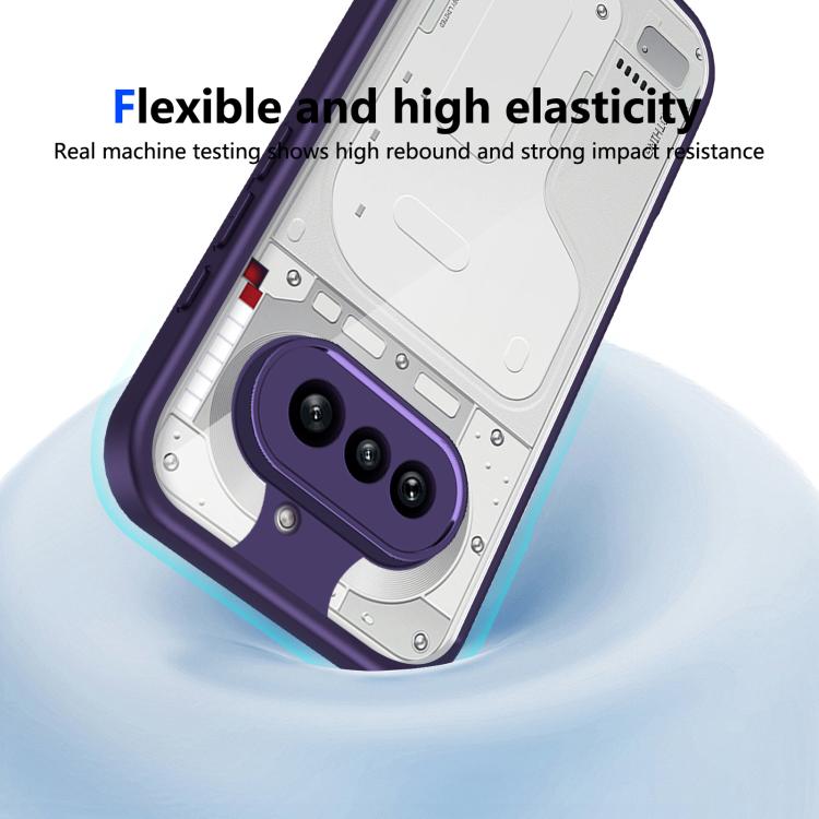 For Nothing Phone 4a Matte PC Skin-feel Shockproof Phone Case