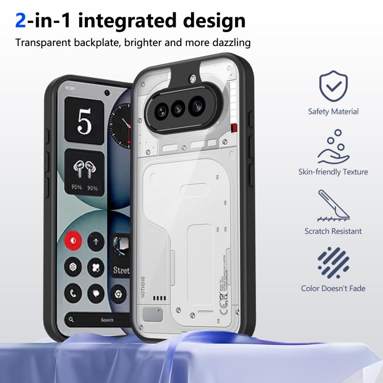 For Nothing Phone 4a Matte PC Skin-feel Shockproof Phone Case