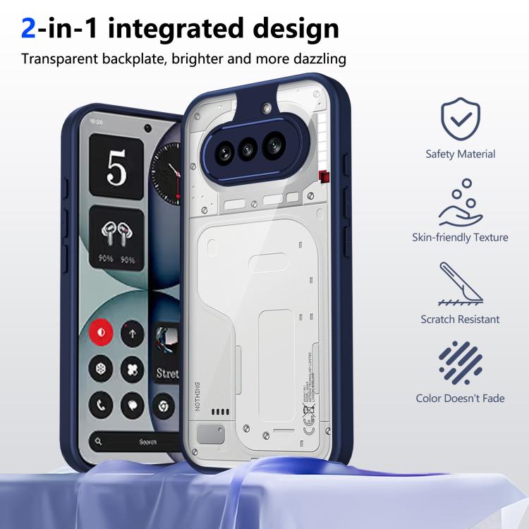 For Nothing Phone 4a Matte PC Skin-feel Shockproof Phone Case
