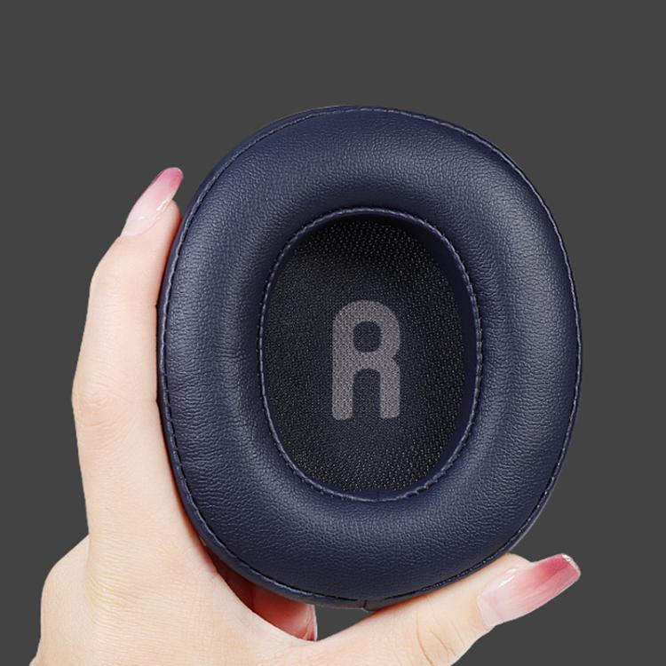 1 Pair Ice Silk Cloth Earphone Replacement Earpads For JBL T700BT / T710BT / TUNE700 / T750 / 760NCBTNC - Black
