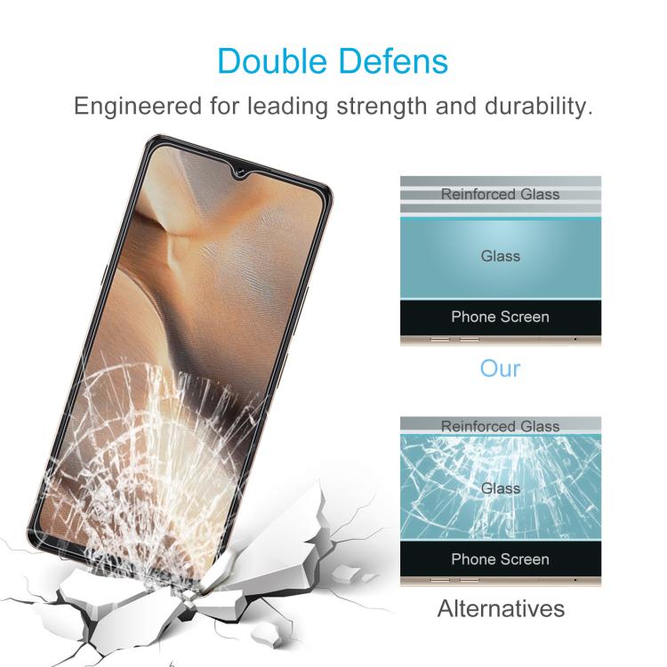 For Cubot X100 10pcs 0.3mm High Aluminum Tempered Glass Film