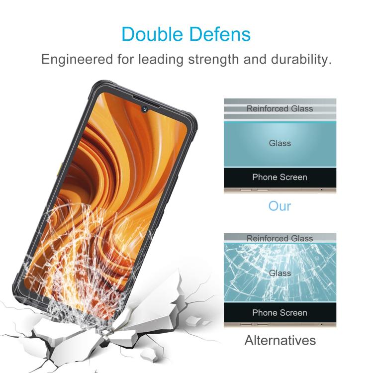 For Cubot KingKong Ace 5 10pcs 0.3mm High Aluminum Tempered Glass Film