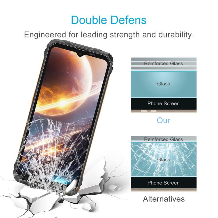 For Blackview Fort 1 10pcs 0.3mm High Aluminum Tempered Glass Film