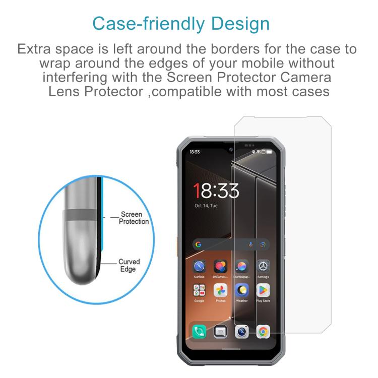 For Blackview Fort 2 10pcs 0.3mm High Aluminum Tempered Glass Film