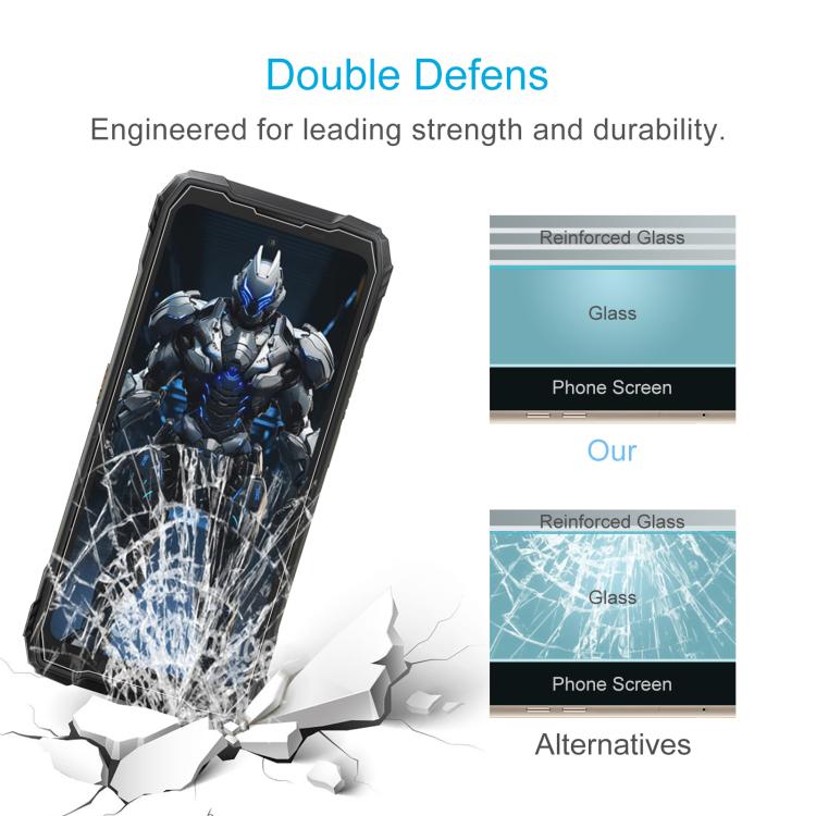 For Blackview Oscal Tank 1 10pcs 0.3mm High Aluminum Tempered Glass Film