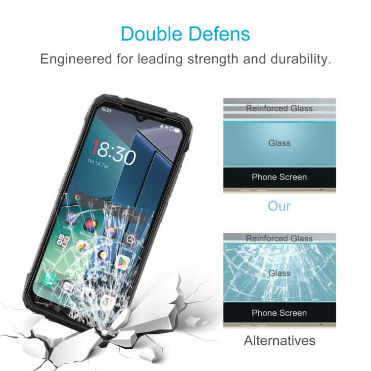 For Blackview ROCK 1 10pcs 0.3mm High Aluminum Tempered Glass Film