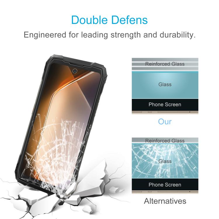 For Blackview XPLORE 1 10pcs 0.3mm High Aluminum Tempered Glass Film