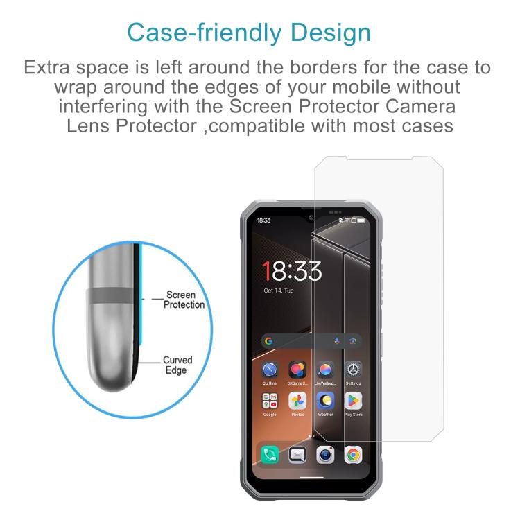 For Blackview FORT 100 10pcs 0.3mm High Aluminum Tempered Glass Film