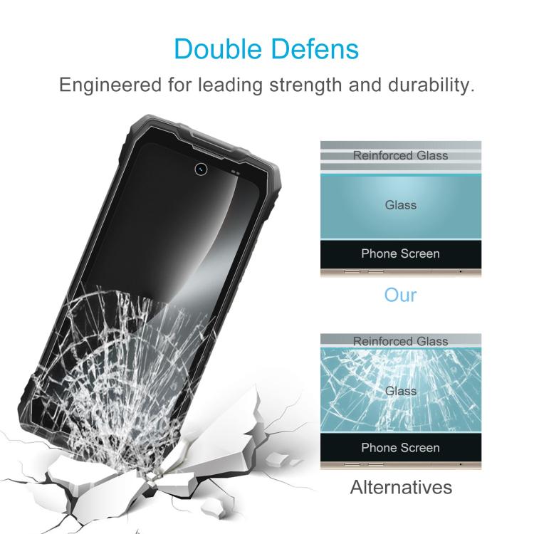For Blackview Rock 2 10pcs 0.3mm High Aluminum Tempered Glass Film