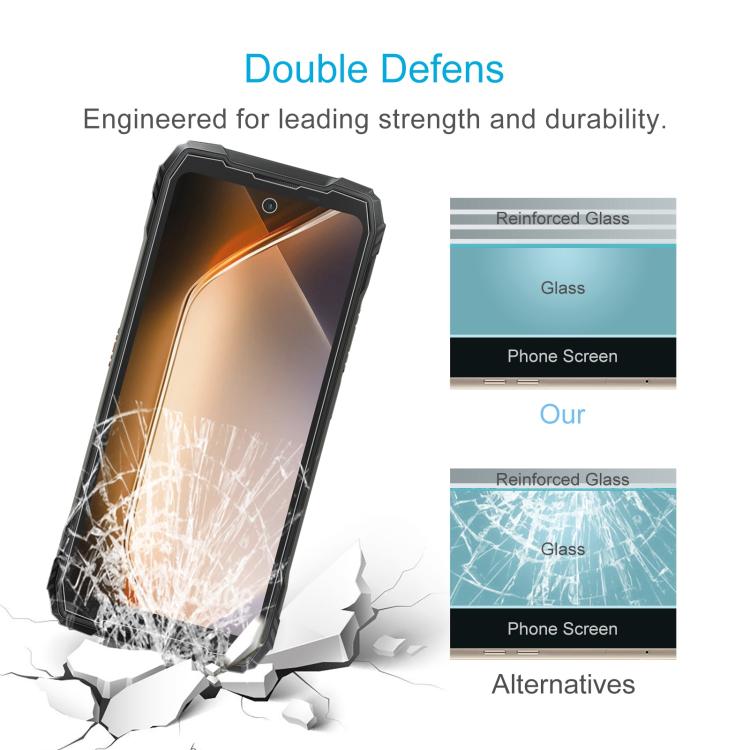 For Blackview Xplore 1 50pcs 0.3mm High Aluminum Tempered Glass Film