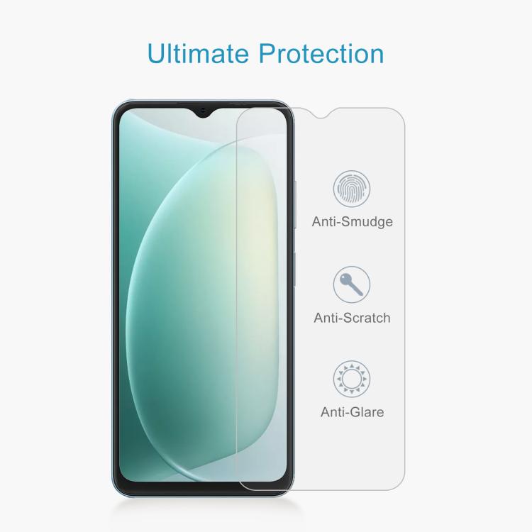 For Blackview WAVE 9C 50pcs 0.3mm High Aluminum Tempered Glass Film
