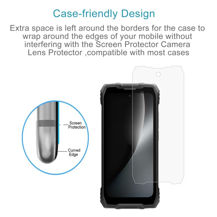 For Blackview Rock 2 50pcs 0.3mm High Aluminum Tempered Glass Film
