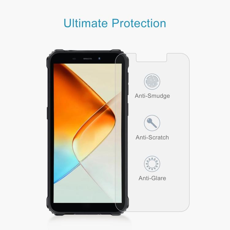 For Oukitel G5 10pcs 0.3mm High Aluminum Tempered Glass Film