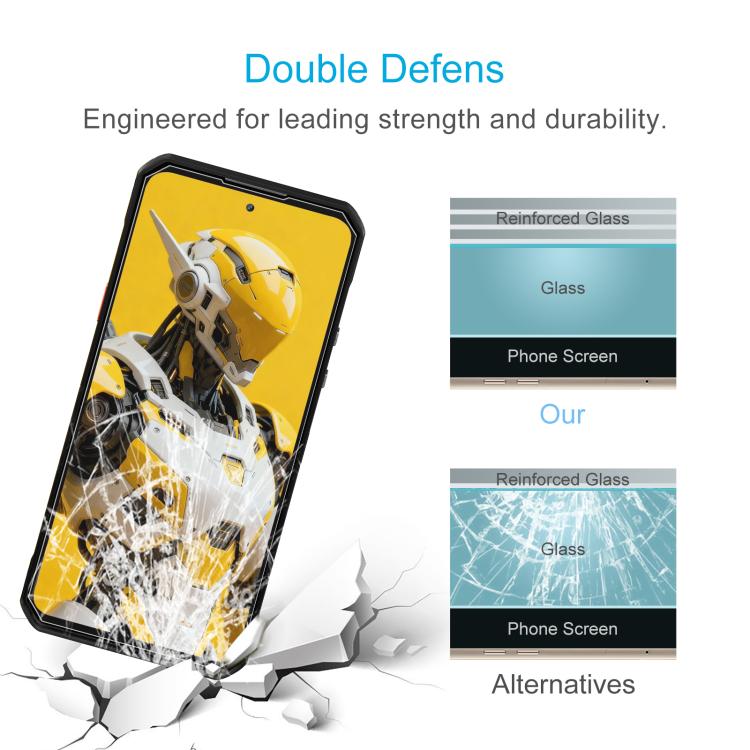 For Oukitel WP60 5G 10pcs 0.3mm High Aluminum Tempered Glass Film