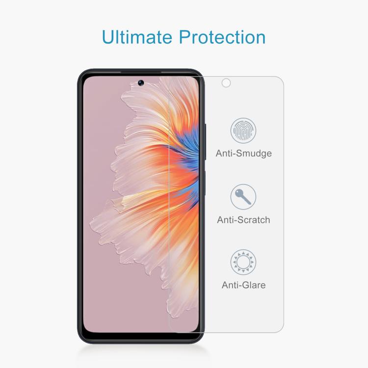 For Oukitel C65 Pro / C65 50pcs 0.3mm High Aluminum Tempered Glass Film
