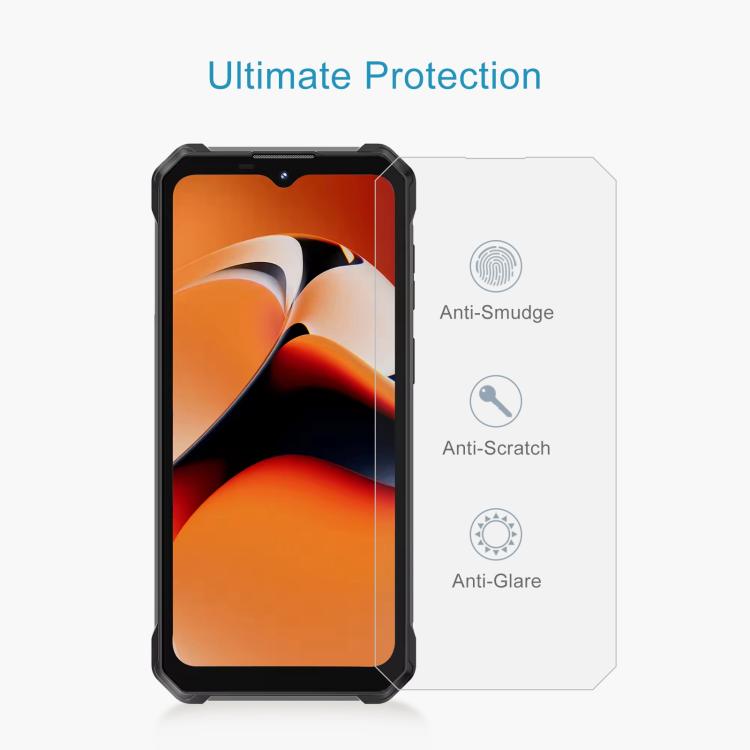 For Oukitel WP53 Pro / WP53 S 50pcs 0.3mm High Aluminum Tempered Glass Film