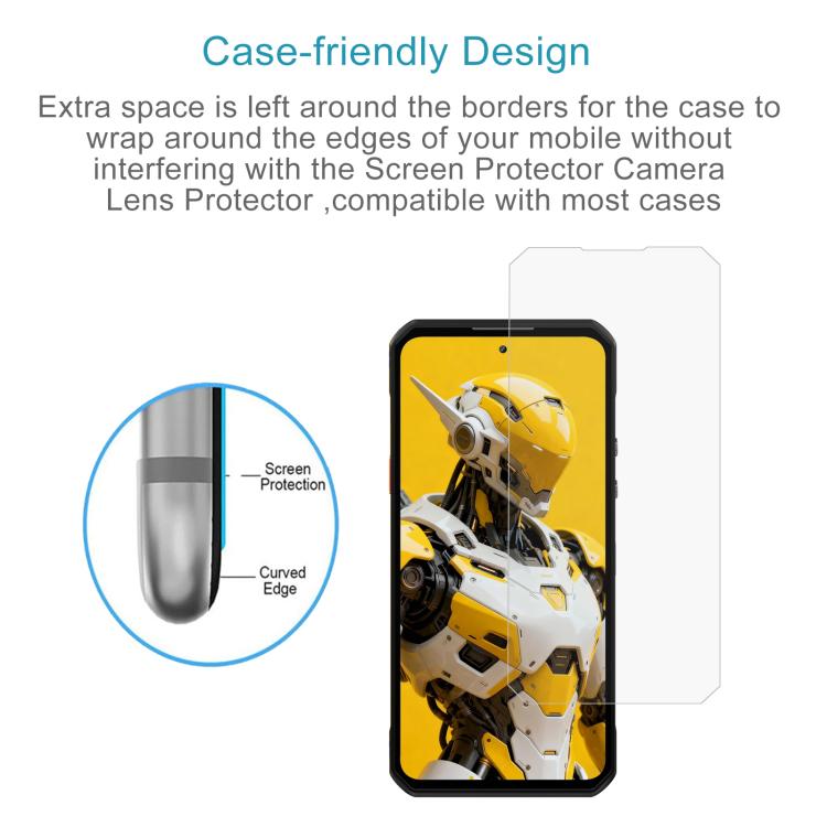 For Oukitel WP60 5G 50pcs 0.3mm High Aluminum Tempered Glass Film