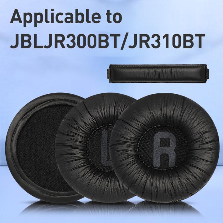 Headphone Frog Skin Headband Protective Cover For JBL JR300BT - Black