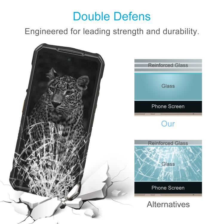 For Ulefone Armor 29 Ultra 5G 10pcs 0.3mm High Aluminum Tempered Glass Film