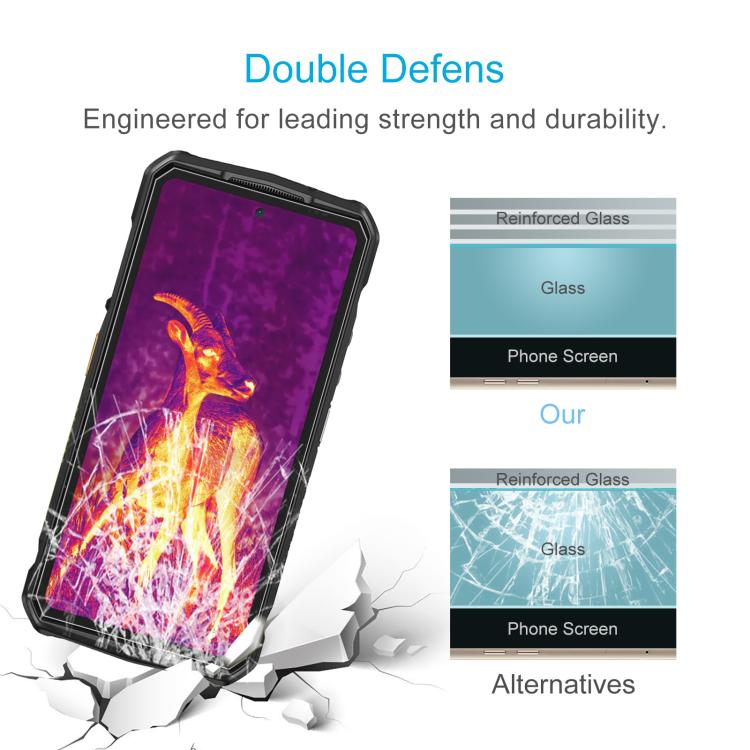 For Ulefone Armor 29 Pro Thermal 10pcs 0.3mm High Aluminum Tempered Glass Film
