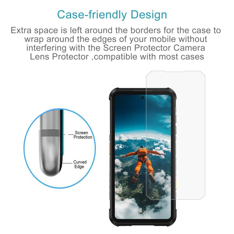 For Ulefone RugOne Xever 7 Pro 5G 10pcs 0.3mm High Aluminum Tempered Glass Film