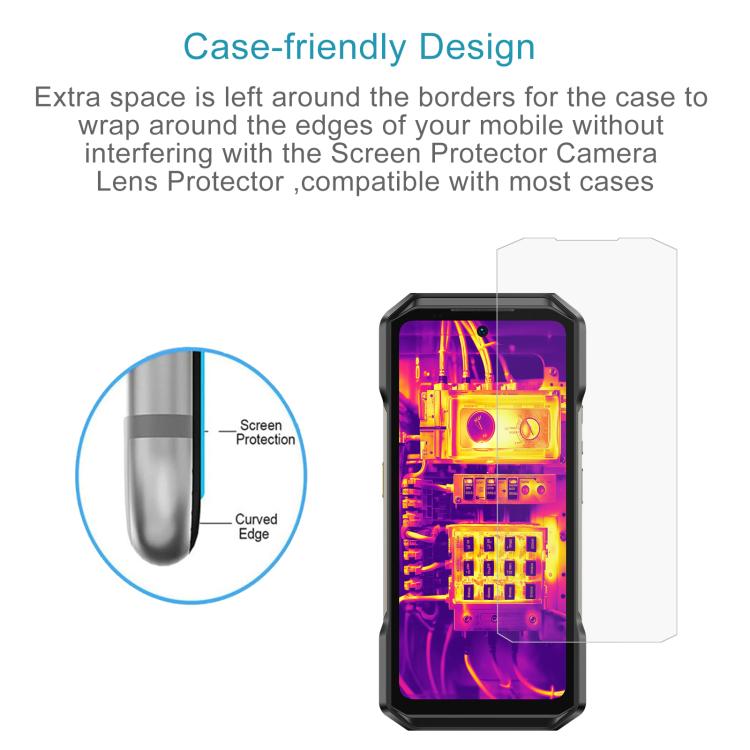 For Ulefone Armor 27T Pro+ 10pcs 0.3mm High Aluminum Tempered Glass Film