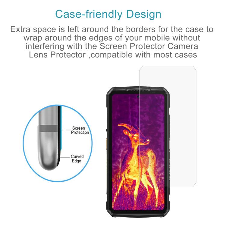 For Ulefone Armor 29 Pro Thermal 50pcs 0.3mm High Aluminum Tempered Glass Film