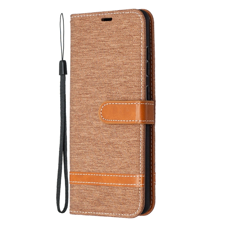 For Samsung Galaxy S20 FE 5G / S20 Lite Color Matching Denim Texture Horizontal Flip Leather Case with Holder & Card Slots & Wallet & Lanyard