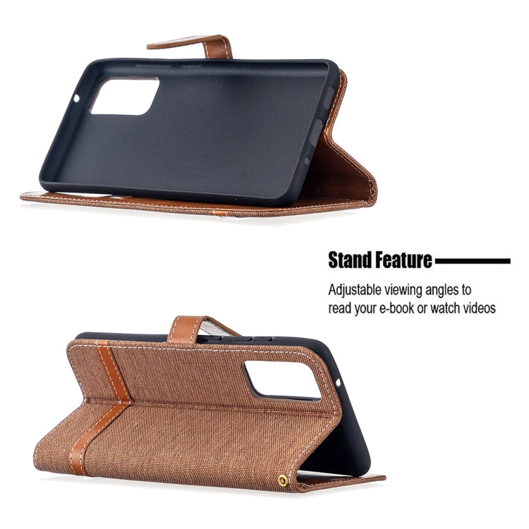 For Samsung Galaxy S20 FE 5G / S20 Lite Color Matching Denim Texture Horizontal Flip Leather Case with Holder & Card Slots & Wallet & Lanyard