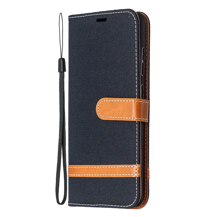 For Samsung Galaxy S20 FE 5G / S20 Lite Color Matching Denim Texture Horizontal Flip Leather Case with Holder & Card Slots & Wallet & Lanyard
