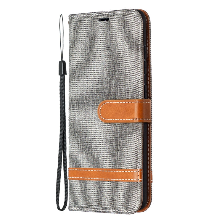 For Samsung Galaxy S20 FE 5G / S20 Lite Color Matching Denim Texture Horizontal Flip Leather Case with Holder & Card Slots & Wallet & Lanyard