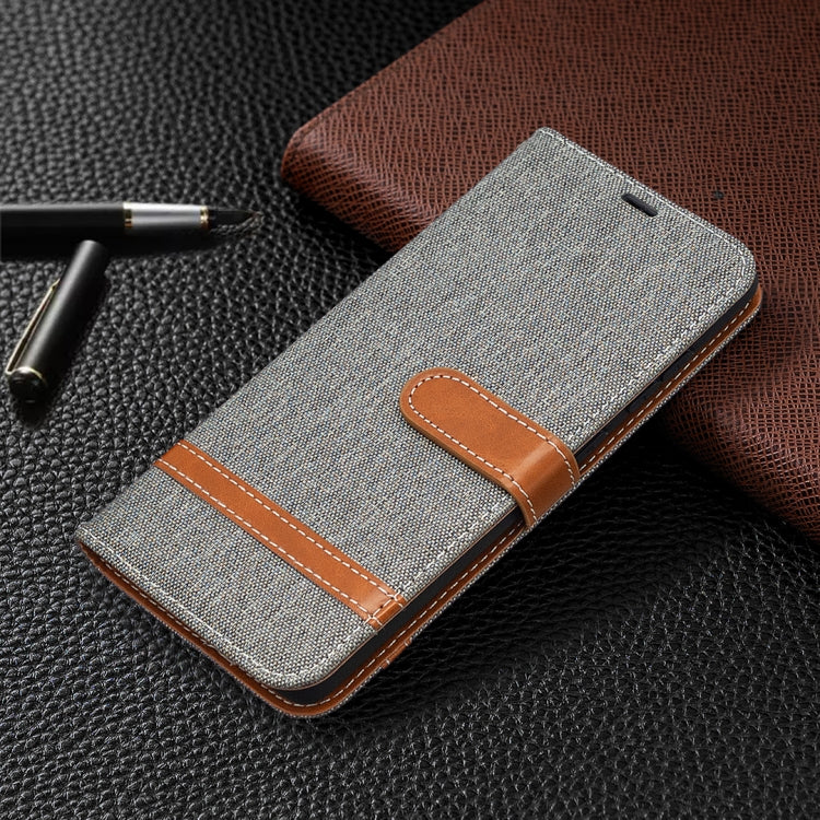 For Samsung Galaxy S20 FE 5G / S20 Lite Color Matching Denim Texture Horizontal Flip Leather Case with Holder & Card Slots & Wallet & Lanyard
