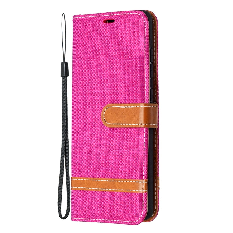 For Samsung Galaxy S20 FE 5G / S20 Lite Color Matching Denim Texture Horizontal Flip Leather Case with Holder & Card Slots & Wallet & Lanyard
