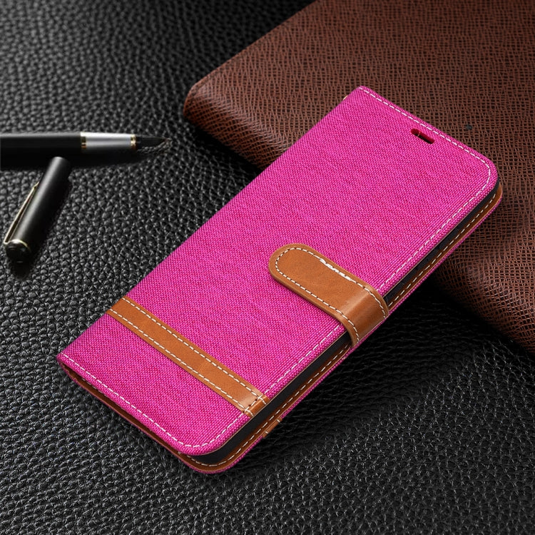 For Samsung Galaxy S20 FE 5G / S20 Lite Color Matching Denim Texture Horizontal Flip Leather Case with Holder & Card Slots & Wallet & Lanyard